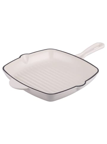 Villa d´Este Grillpfanne in Weiß - (L)27 x (B)27 cm