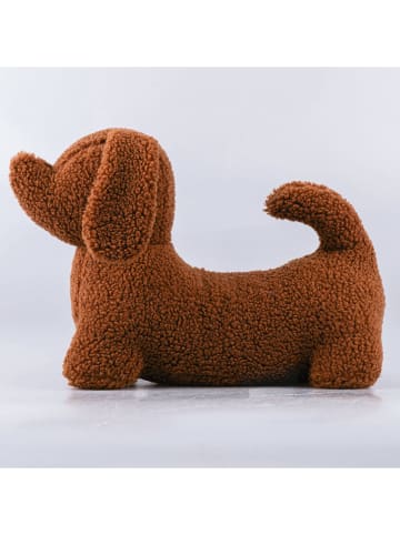 Villa d´Este Blokada "Dachshund" w kolorze brązowym do drzwi - 35 x 23 x 13 cm