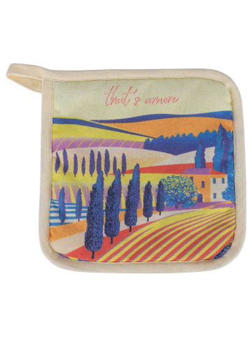 Villa d´Este Łapki kuchenne (2 szt.) "Thats Love" ze wzorem - 20 x 20 cm