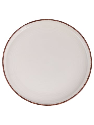 Villa d´Este 4er-Set: Speiseteller "Baita" in Weiß - Ø 27 cm