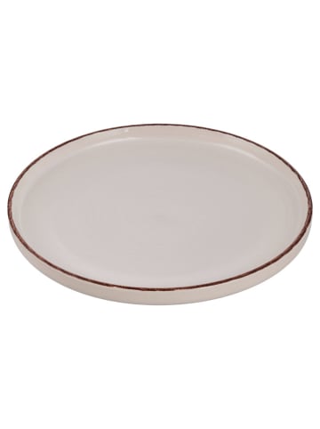 Villa d´Este 4er-Set: Speiseteller "Baita" in Weiß - Ø 27 cm