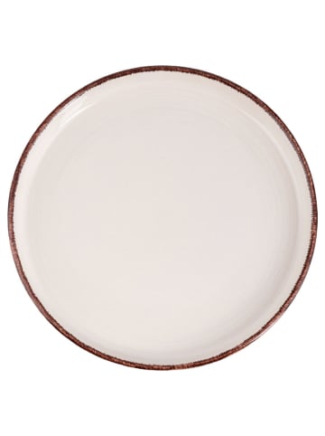 Villa d´Este 4er-Set: Frühstücksteller "Baita" in Weiß - Ø 20 cm