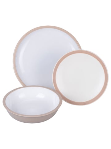 Villa d´Este 18tlg. Tafelservice "Bistrot" in Weiß