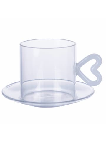 Villa d´Este 2er-Set: Teetassen in Transparent - 120 ml