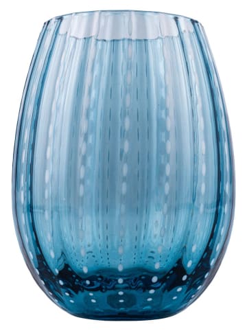 Villa d´Este 6er- Set: Wassergläser "Shiraz" in Blau - 525 ml