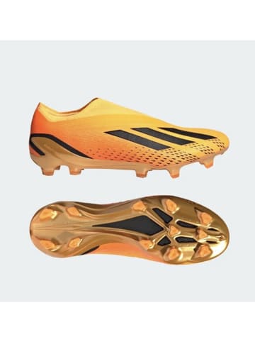 adidas Korki "X Speedportal+ FG" w kolorze pomarańczowo-czarnym