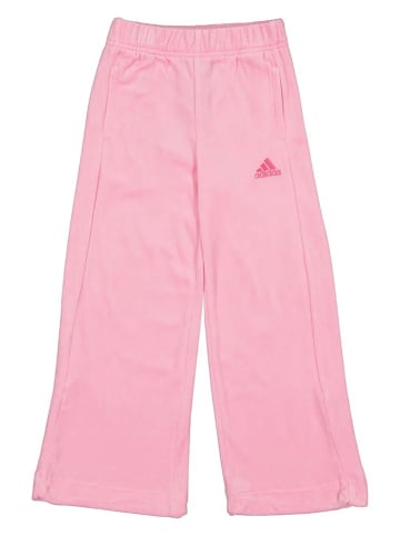 adidas Spodnie dresowe w kolorze jasnoróżowym