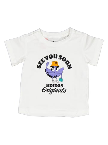 adidas 2-delige outfit wit/zwart