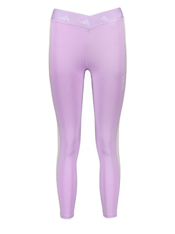 adidas Legginsy sportowe "TRN" w kolorze fioletowym