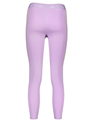 adidas Legginsy sportowe "TRN" w kolorze fioletowym