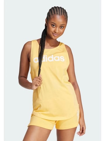 adidas Functionele top geel