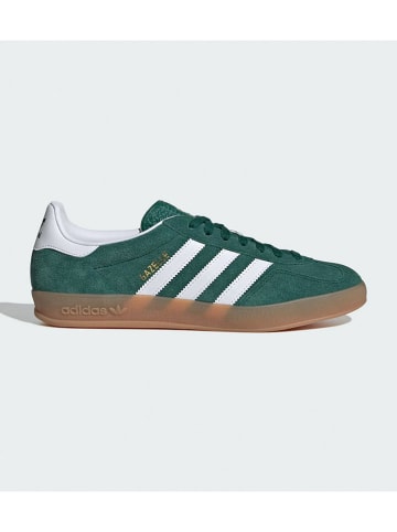 adidas Leder-Sneakers "Gazelle" in Grün