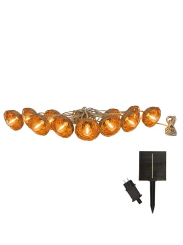 lumisky Ledsolarlichtguirlande "Cottage" lichtbruin - (L)800 cm