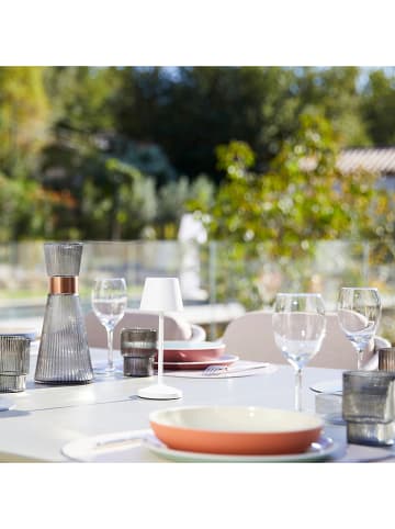 lumisky Lampa stołowa LED w kolorze białym - Ø 7,5 x wys. 20 cm