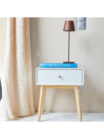 lumisky LED-Außenleuchte "Kelly" in Braun - (H)38 x Ø 10 cm