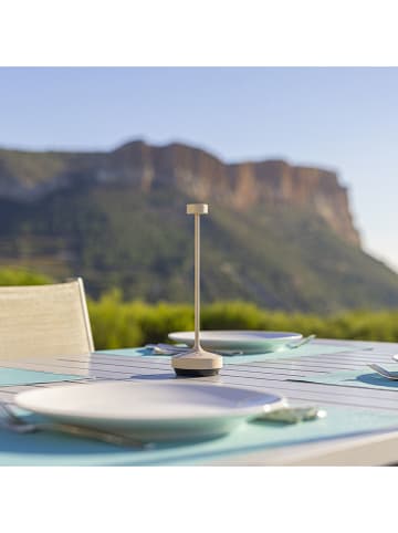 lumisky LED-Tischleuchte "Ruby" in Creme - (H)22 x Ø 7,5 cm