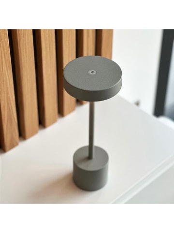 lumisky Ledbuitenlamp "Roby" grijs - (H)30 x Ø 12 cm