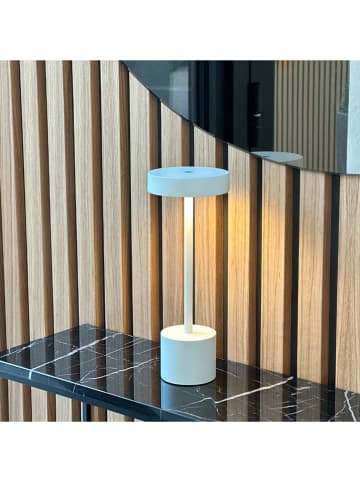 lumisky LED-Außenleuchte "Roby" in Weiß - (H)30 x Ø 12 cm