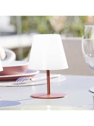 lumisky Ledtafellamp "Twins" in Terrakotta/wit - Ø 10 x (H)16 cm