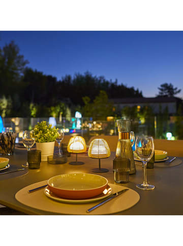 lumisky Lampy stołowe LED (2 szt.) w kolorze czarno-jasnobrązowym - Ø 11 x wys. 16 cm