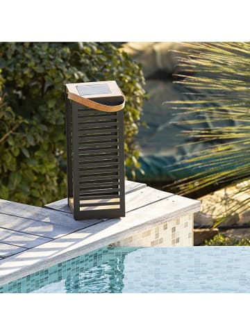 lumisky Solar-Laterne "Ferian" in Braun - (B)20 x (H)50 x (T)20 cm