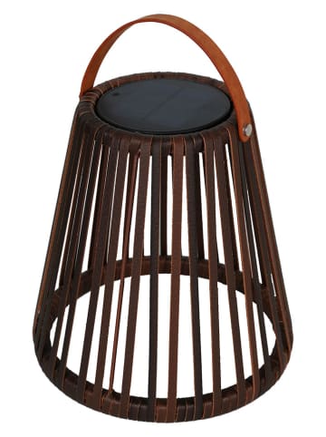 lumisky Solar-Laterne "Evania" in Braun - (H)28 x Ø 28