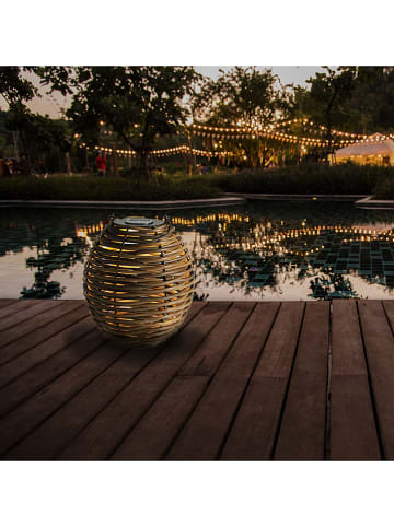 lumisky Lampa solarna LED "Raffy" w kolorze jasnobrązowym - wys. 33 cm