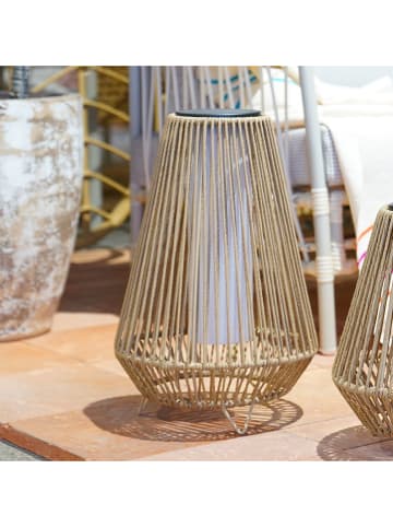 lumisky Lampion solarny "Salomea" w kolorze jasnobrązowym - wys. 47 x Ø 30 cm