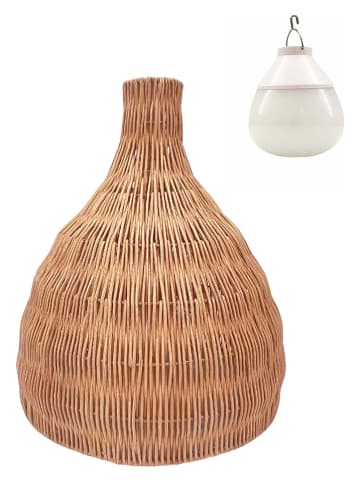 lumisky LED-Hängeleuchte "Bella" in Natur - (H)41 x Ø 35 cm