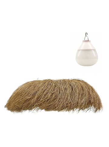 lumisky LED-Hängeleuchte "Havana" in Natur - (H)22 x Ø 75 cm