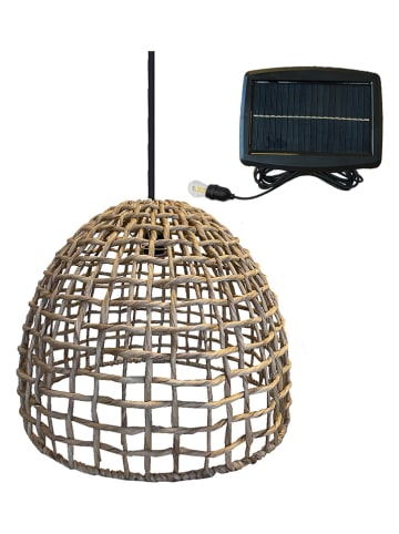 lumisky Lampa solarna LED "Amadeo" w kolorze jasnobrązowym - wys. 38 x Ø 50 cm