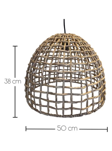 lumisky Lampa solarna LED "Amadeo" w kolorze jasnobrązowym - wys. 38 x Ø 50 cm