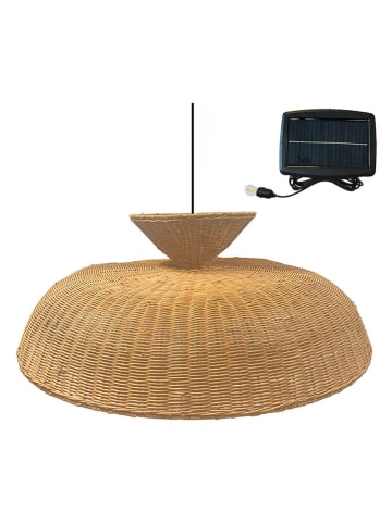 lumisky LED-Solarleuchte "Darma" in Hellbraun - (H)30 x Ø 80 cm