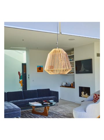 lumisky LED-Solarleuchte "Maya" in Hellbraun - (H)39 x Ø 41 cm