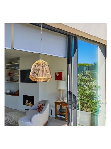 lumisky LED-Solarleuchte "Maya" in Hellbraun - (H)39 x Ø 41 cm