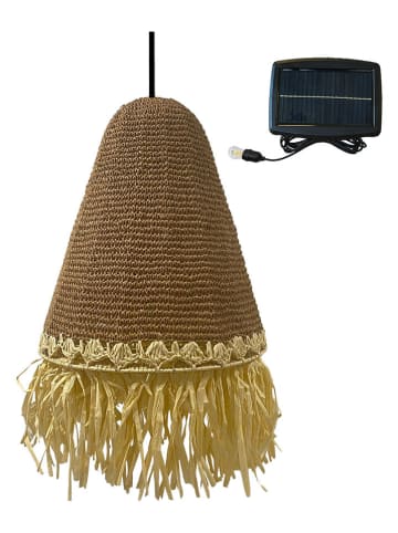 lumisky Lampa solarna LED "Paloma" w kolorze jasnobrązowym - wys. 65 x Ø 40 cm