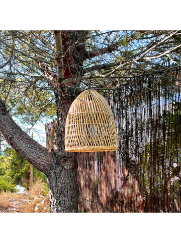 lumisky LED-Solarleuchte "Paulo" in Natur - (H)45 x Ø 40 cm