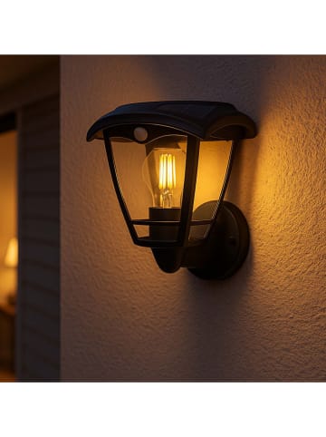 lumisky LED-Solar-Außenleuchte ''Lumax'' in Schwarz - (B)19,5 x (H)21,5 x (T)16,6 cm