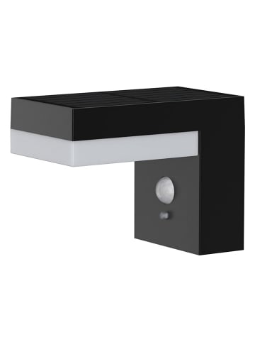 lumisky Solar-Wandleuchte in Schwarz - (B)16,5 x (H)9,5 x (T)12,5 cm