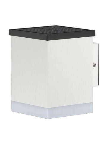 lumisky Zewnętrzna lampa solarna LED w kolorze białym - 10,5 x 11,5 x 8,4 cm