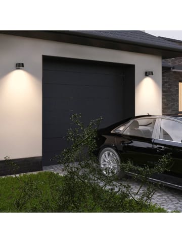 lumisky LED-Solar-Außenleuchte ''Loopin'' in Schwarz - (B)13,9 x (H)5,3 x (T)11,8 cm