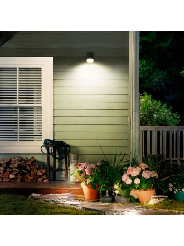 lumisky LED-Solar-Außenleuchte ''Brilock'' in Schwarz - (B)12 x (H)15 x (T)11 cm