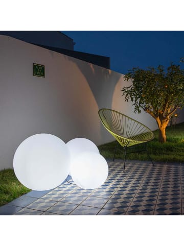 lumisky Lampa dekoracyjna LED "Bobby" w kolorze białym - wys. 40 cm