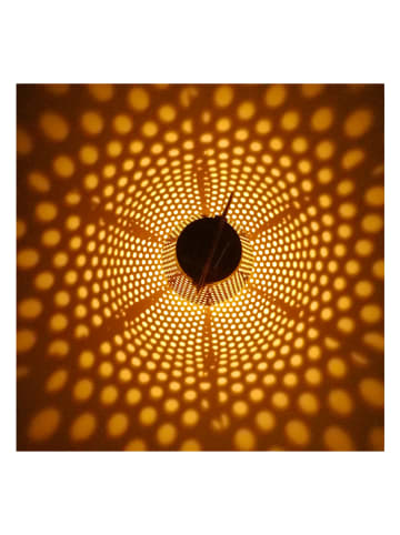 lumisky Ledsolarlamp "Doty" bruin - (H)17 x Ø 13 cm