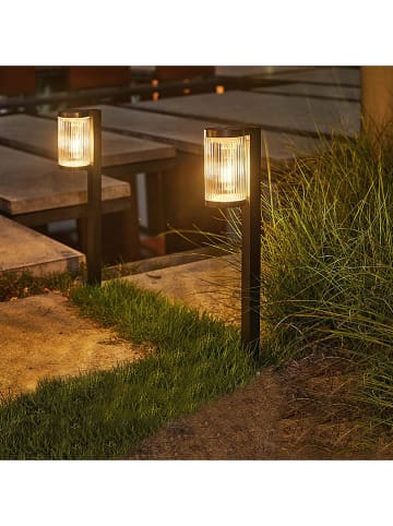 lumisky Lampy zewnętrzne LED (2 szt.) "Beamlit" w kolorze czarnym - 7,8 x 57,9 x 11 cm