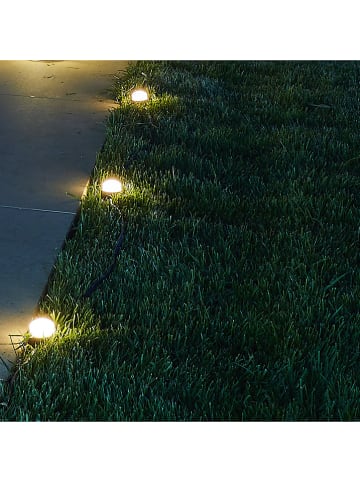 lumisky LED-Gartenstecker-Girlande "Soliray" in Schwarz