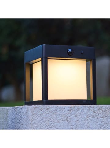 lumisky Solarna lampa zewnętrzna LED "Pilaro" w kolorze czarnym - 15 x 15 x 15 cm