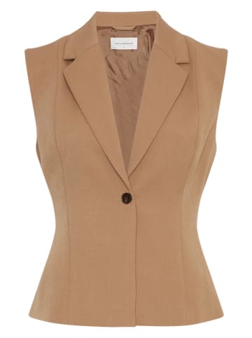 MOSS COPENHAGEN Kamizelka w kolorze jasnobrązowym