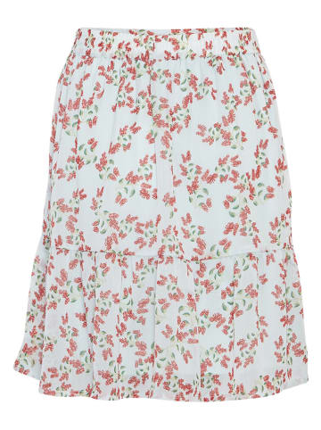 MOSS COPENHAGEN Rock "Satina" in Hellblau/ Rot