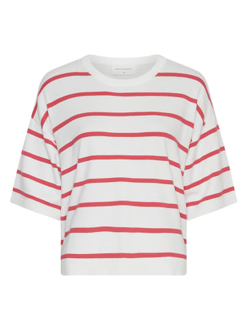 MOSS COPENHAGEN Shirt in Weiß/ Rot